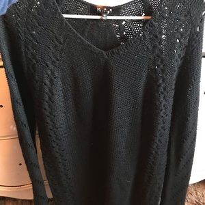 Black sweater, size medium, excellent condition!